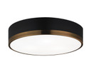 Flush Mounts Glass Down by Matteo Lighting ( 423 | M14303BKAG Trydor ) 