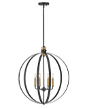 Mid. Chandeliers Sphere by Lark ( 531 | 83034BK Cirque ) 