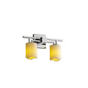 Bathroom Fixtures Two Lights by Justice Designs ( 102 | CNDL-8702-14-CREM-CROM CandleAria ) 