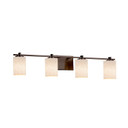 Bathroom Fixtures Four Lights by Justice Designs ( 102 | CLD-8444-10-DBRZ-LED4-2800 Clouds ) 