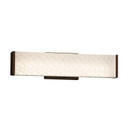 Bathroom Fixtures Cylindrical / Linear by Justice Designs ( 102 | FSN-8601-WEVE-DBRZ Fusion ) 