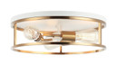 Flush Mounts Cage Style by Matteo Lighting ( 423 | M15503WHAG Clarke ) 