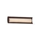 Bathroom Fixtures Cylindrical / Linear by Justice Designs ( 102 | FSN-8631-OPAL-DBRZ Fusion ) 