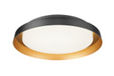Flush Mounts Drum Shade by Matteo Lighting ( 423 | M15601BK Vieno ) 