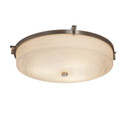Flush Mounts Bowl Style by Justice Designs ( 102 | PNA-8988-WAVE-NCKL Porcelina ) 