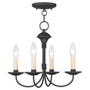 Mini Chandeliers Candle by Livex Lighting ( 107 | 4524-04 Heritage ) 