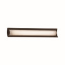 Bathroom Fixtures Cylindrical / Linear by Justice Designs ( 102 | FSN-8635-OPAL-DBRZ Fusion ) 