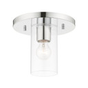 Flush Mounts Glass Down by Livex Lighting ( 107 | 45471-05 Zurich ) 