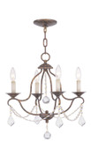 Mini Chandeliers Candle by Livex Lighting ( 107 | 6424-71 Chesterfield ) 