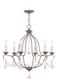 Mid. Chandeliers Candle by Livex Lighting ( 107 | 6426-71 Chesterfield ) 