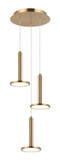 Mini Chandeliers Multi-Port/Cascade by Matteo Lighting ( 423 | C37703AG Extraterrestrial ) 