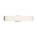 Bathroom Fixtures Cylindrical / Linear by Justice Designs ( 102 | FSN-8651-OPAL-NCKL Fusion ) 