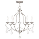 Mid. Chandeliers Candle by Livex Lighting ( 107 | 6435-91 Chesterfield ) 