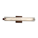 Bathroom Fixtures Cylindrical / Linear by Justice Designs ( 102 | FSN-8681-MROR-DBRZ Fusion ) 