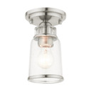 Flush Mounts Glass Down by Livex Lighting ( 107 | 45501-91 Lawrenceville ) 