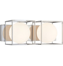 Bathroom Fixtures Two Lights by Matteo Lighting ( 423 | S03802CH Squircle ) 