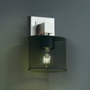Sconces Directional/Cylinder by Justice Designs ( 102 | MSH-8707-30-CROM Wire Mesh ) 