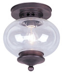 Flush Mounts Bowl Style by Livex Lighting ( 107 | 5032-07 Harbor ) 