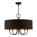 Mid. Chandeliers Drum Shade by Livex Lighting ( 107 | 45615-04 Sentosa ) 