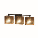 Bathroom Fixtures Three Lights by Justice Designs ( 102 | FSN-8423-55-MROR-DBRZ-LED3-2100 Fusion ) 