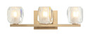 Bathroom Fixtures Three Lights by Matteo Lighting ( 423 | S04103AG Carleton ) 