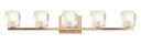 Bathroom Fixtures Five+Lights by Matteo Lighting ( 423 | S04105AG Carleton ) 
