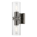 Sconces Double Glass by Livex Lighting ( 107 | 18032-46 Clarion ) 