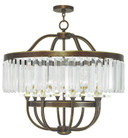 Mid. Chandeliers Candle by Livex Lighting ( 107 | 50548-64 Ashton ) 