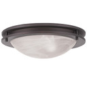 Flush Mounts Bowl Style by Livex Lighting ( 107 | 7058-07 Ariel ) 