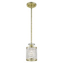 Mini Pendants Glass Down by Livex Lighting ( 107 | 50560-28 Grammercy ) 