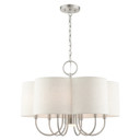 Mid. Chandeliers Drum Shade by Livex Lighting ( 107 | 45807-91 Solstice ) 
