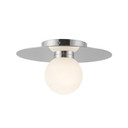 Flush Mounts Glass Down by Kuzco Lighting ( 347 | FM15510-CH-UNV Elixir ) 