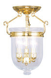 Foyer/Hall Lanterns Glass w/Frame by Livex Lighting ( 107 | 5061-02 Jefferson ) 