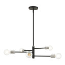Mid. Chandeliers Geometric/Linear by Livex Lighting ( 107 | 45865-04 Bannister ) 