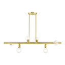 Linear/Island 4 Light + by Livex Lighting ( 107 | 45866-12 Bannister ) 