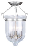 Foyer/Hall Lanterns Glass w/Frame by Livex Lighting ( 107 | 5062-91 Jefferson ) 