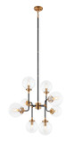 Mid. Chandeliers Glass Down by Matteo Lighting ( 423 | C58208AGCL Particles ) 
