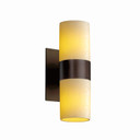 Sconces Directional/Cylinder by Justice Designs ( 102 | CNDL-8762-10-CREM-DBRZ-LED2-1400 CandleAria ) 