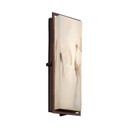 Exterior Wall Mt./Flush by Justice Designs ( 102 | FAL-7564W-DBRZ LumenAria ) 