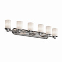 Bathroom Fixtures Five+Lights by Justice Designs ( 102 | CLD-8516-10-CROM Clouds ) 