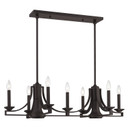 Linear/Island 4 Light + by Livex Lighting ( 107 | 40057-07 Trumbull ) 