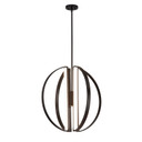 Pendants Sphere by Justice Designs ( 102 | NSH-4302-MBLK Liv ) 