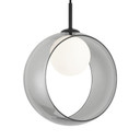 Mini Pendants Glass Down by Matteo Lighting ( 423 | C60611BKSM Delcia ) 