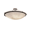 Semi-Flush Mts. Bowl Style by Justice Designs ( 102 | CLD-9687-35-DBRZ Clouds ) 