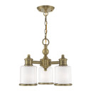 Mini Chandeliers Glass Shade by Livex Lighting ( 107 | 40203-01 Middlebush ) 