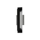 Exterior Wall Mt./Flush by Justice Designs ( 102 | NSH-7722W-MBLK Catalina ) 