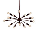 Large Chandeliers Starburst by Justice Designs ( 102 | NSH-8024-DBRZ Axion ) 