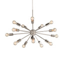 Large Chandeliers Starburst by Justice Designs ( 102 | NSH-8024-NCKL Axion ) 