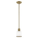 Mini Pendants Glass Down by Livex Lighting ( 107 | 40210-01 Middlebush ) 