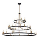 Large Chandeliers Candle by Justice Designs ( 102 | NSH-8049-MBBR Clayton ) 